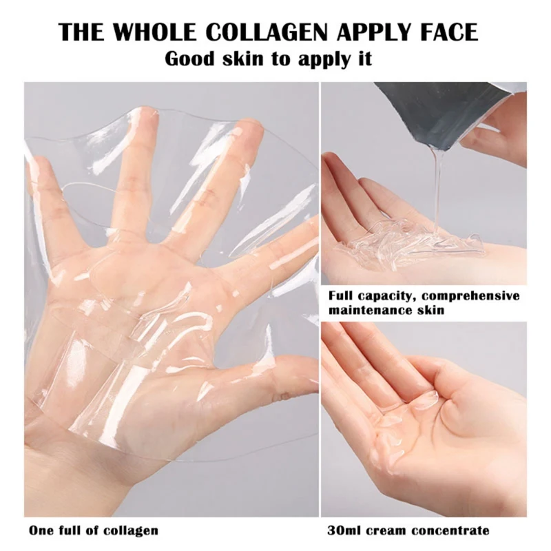 5 шт./компл. коллагеновая маска для лица Коллаген маски увлажняющие отбеливающие