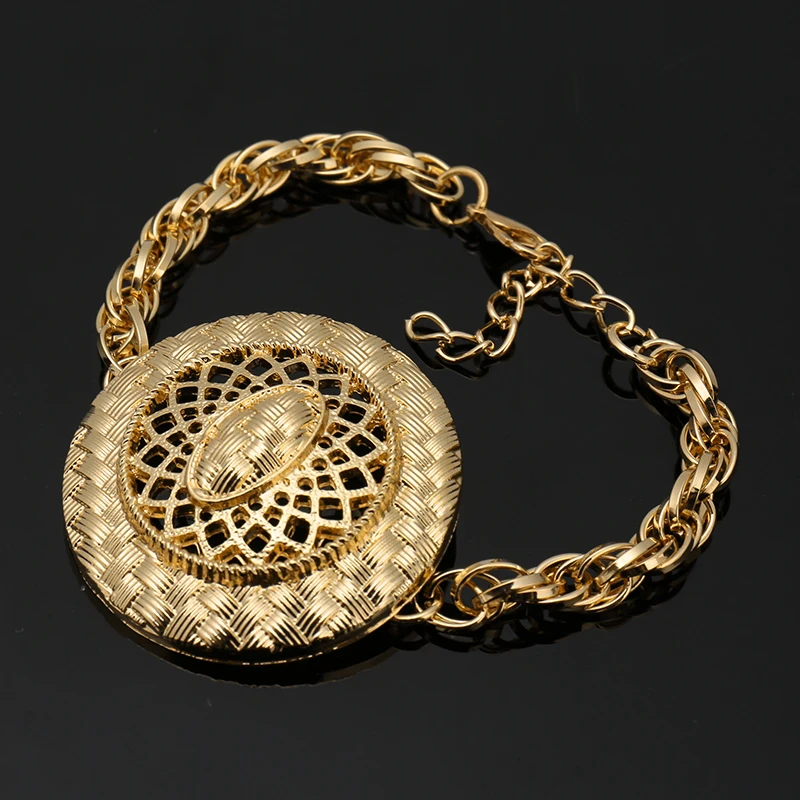 Fani качественный Дубайский Золотой красочный комплект ювелирных изделий для