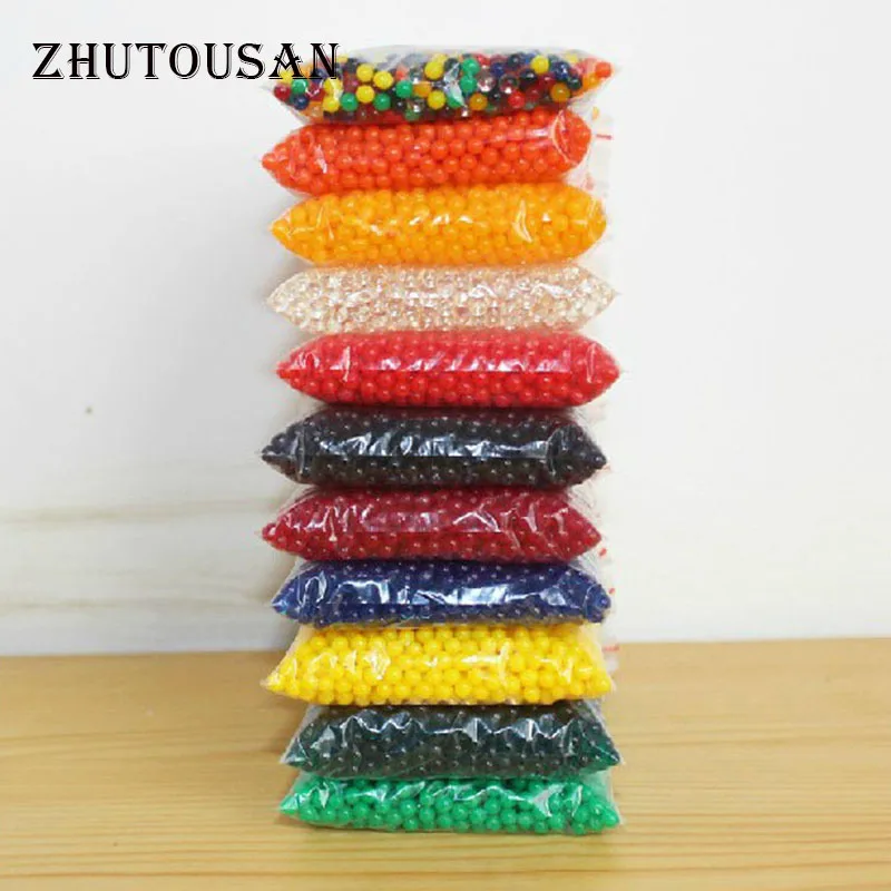 Водяные Шарики 3000 частиц в пакете прозрачные цветные для украшения свадьбы|water