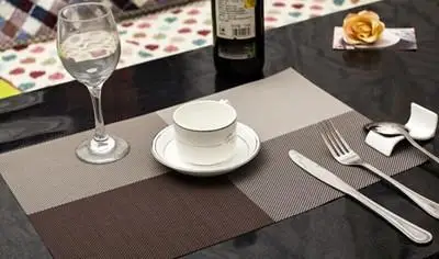 Бесплатная доставка подставка под тарелку коврик для обеденного стола из ПВХ