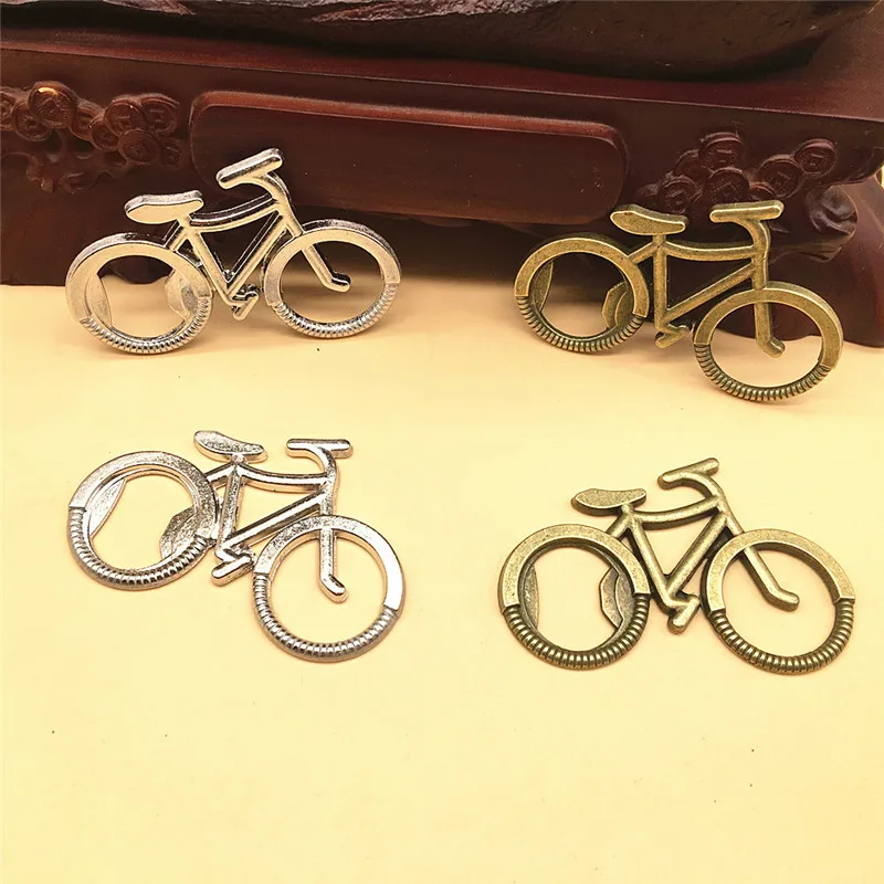 

300Pcs/Lot Metal Beer Bottle Opener Cute Bike Bicycle Keychain Key Rings For Lover Biker Bottle Openers Creative Gift For Cyclin