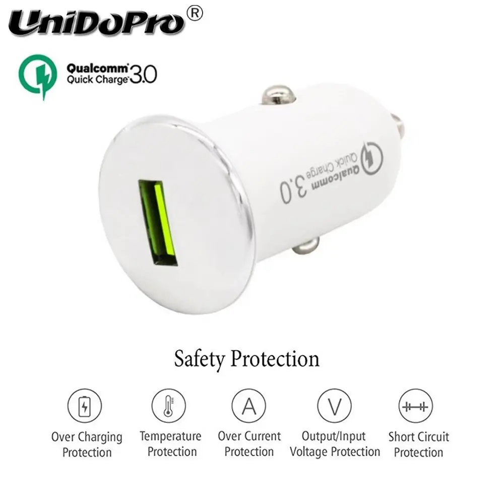 Quick charge QC 3.0 5 В 3A Smart быстрый автомобиль Зарядное устройство для iphone с разъёмом