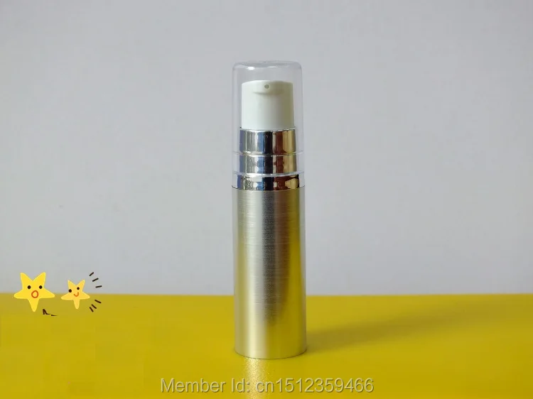 Вакуумная бутылка для воды 5 мл высококачественная с белым и золотым горлышком 50