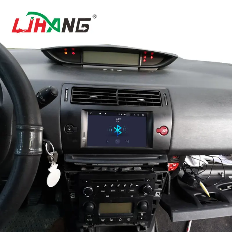Автомобильный DVD плеер LJHANG Android 10 для Citroen C4 C Triumph four 2004 2012 GPS навигация 1DIN