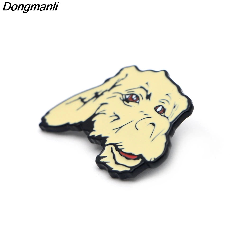 P2311 Dongmanli Бесконечная история фалькор Дракон Удачи Эмаль Булавка металлическая брошь воротник булавки значок для рюкзака