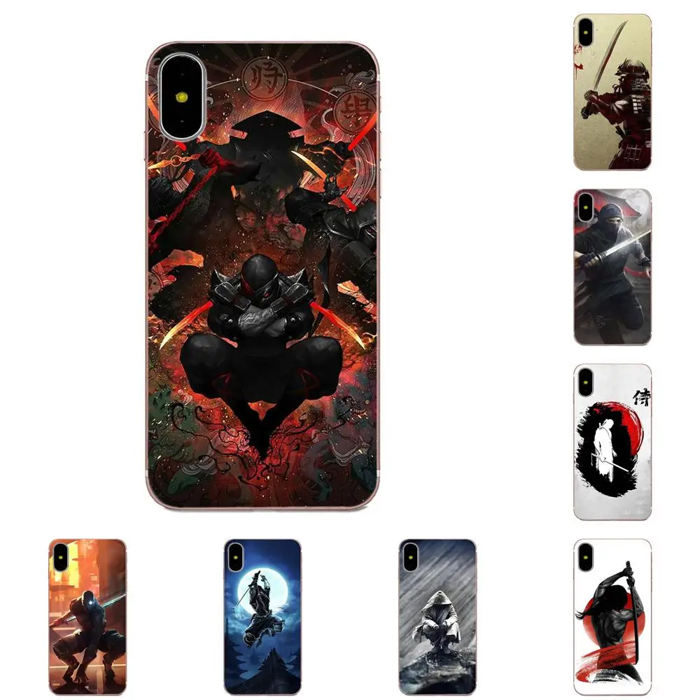 Чехол из ТПУ для телефона Xiaomi Redmi Mi Note 7 8 9 SE Pro Lite Go Play Japanese Ninja Art|Чехлы-накладки| |