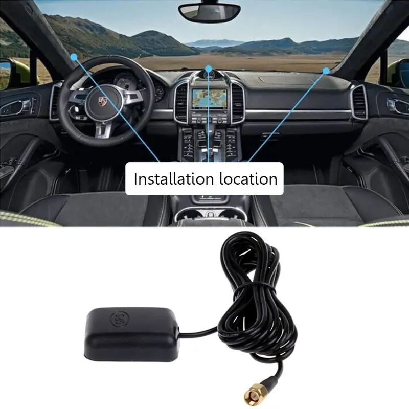 Усиленный сигнал gps приемник Антенна gps SMA Conector 3 метра 1575,42 МГц Мотоцикл Авто gps Аксессуары