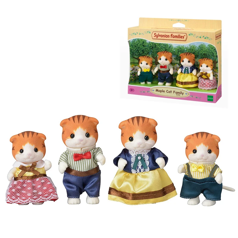 4 шт. Набор фигурок Кленовый Кот | Игрушки и хобби