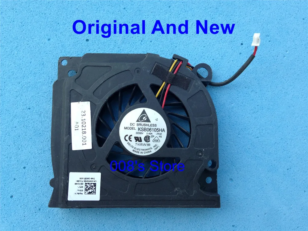 

Laptop CPU Cooler Fan For DELL LATITUDE D620 D630 Inspiron 1525 1526 1527 1545 1546 Vostro 500 KSB06105HA -7F42 5V 0.4A 0NN249