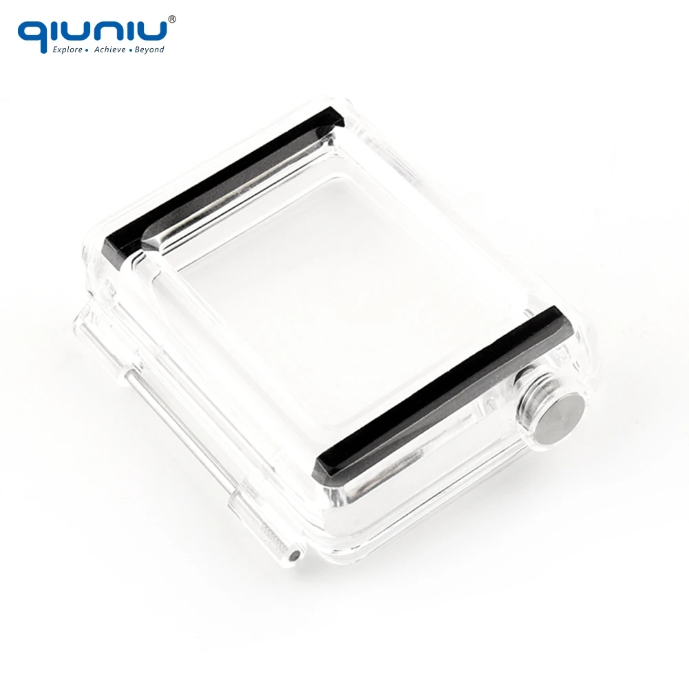 QIUNIU открытая спина полый скелет для BacPac задняя дверь GoPro Hero 3 + 4 камеры w/LCD