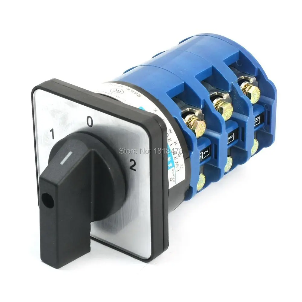 

Ui660V Ith125A 12 Terminals 3P Combination Changeover Switch LW28-125/3