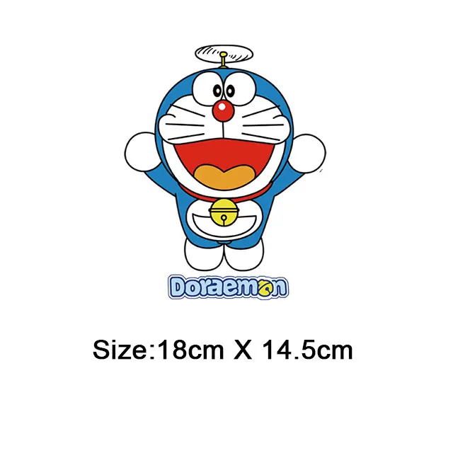 Doraemon iron on нашивки для одежды семья мультфильм наклейки diy аксессуары теплопередача для футболки parches termoadhesivos ropa - Цвет: NO.3