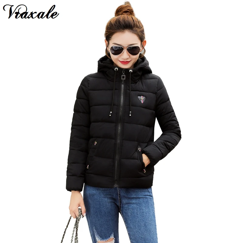 Vraxale 2017 Новинка зимы Для женщин Короткие Куртка на подкладке из хлопка женские