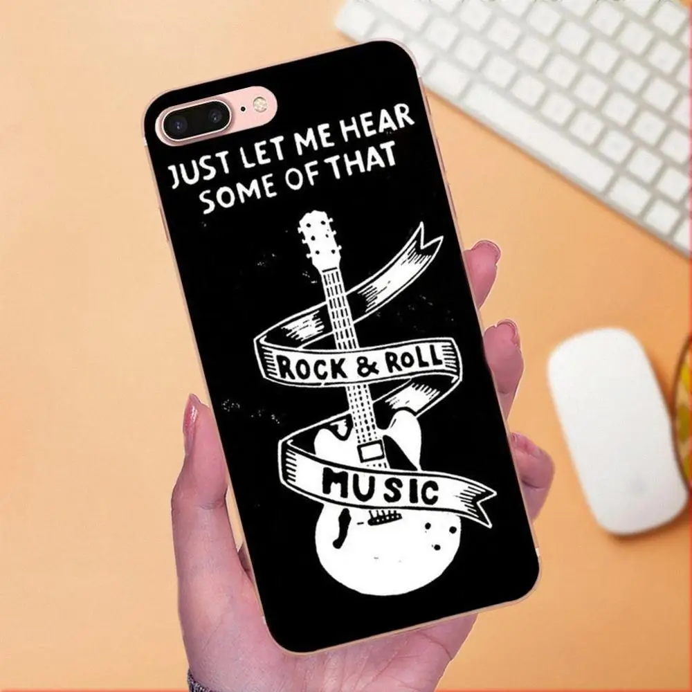 Мягкие чехлы для Xiaomi Redmi Note 2 3 3S 4 4A 4X5 5A 6 6A Pro Plus Love Rock Roll | Мобильные телефоны и