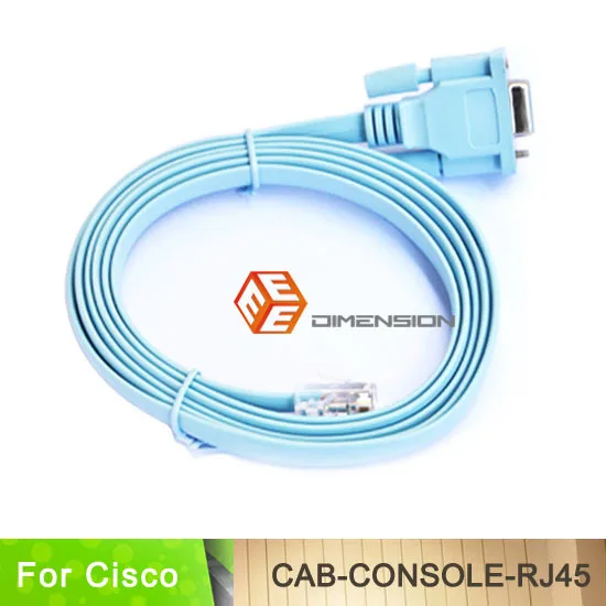 Сетевой маршрутизатор длиной 6 футов кабель CAB-CONSOLE-RJ45 RS232 DB9 к RJ45 для
