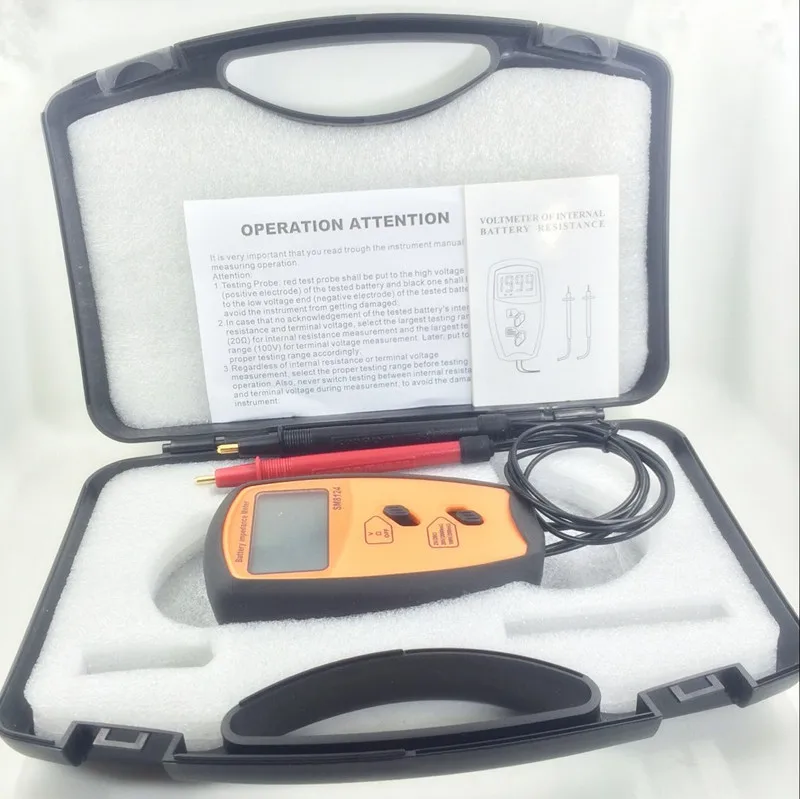 SM8124A Internal Battery Resistance Impedance Meter Voltmeter 200V Tester Low Voltage prompt | Инструменты