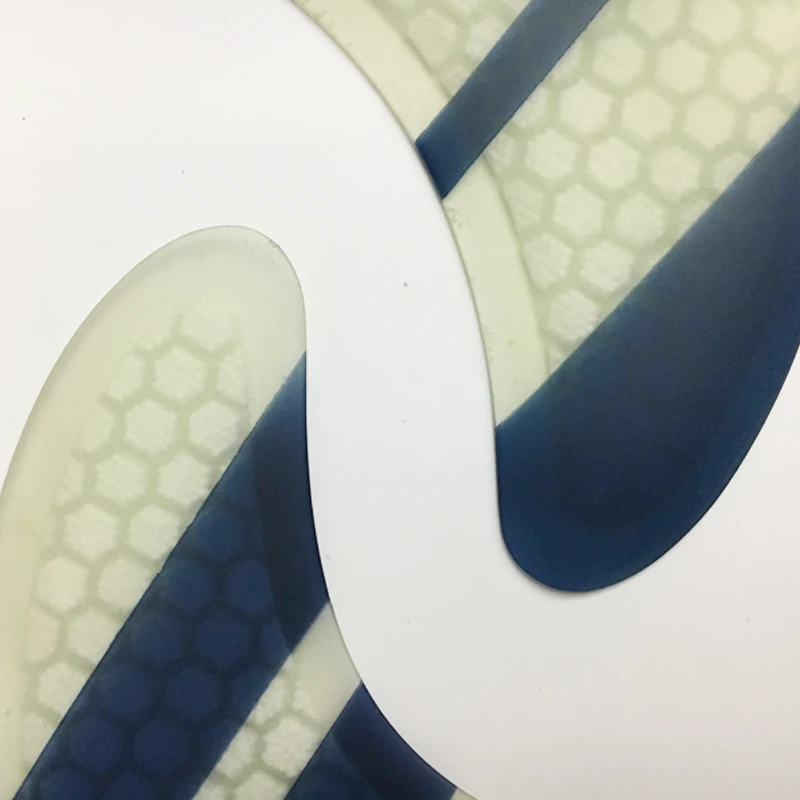 Surf FCS Fin Fiber K2.1 сотовый плавник белого и черного цвета для серфинга плавники из