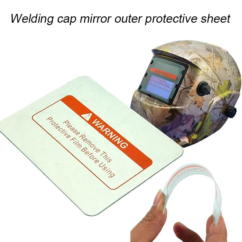 1pc Welder Mask Lens Welding Helmet Solar Auto Darkening Anti-Glare Protect Transparent Replaceman | Инструменты