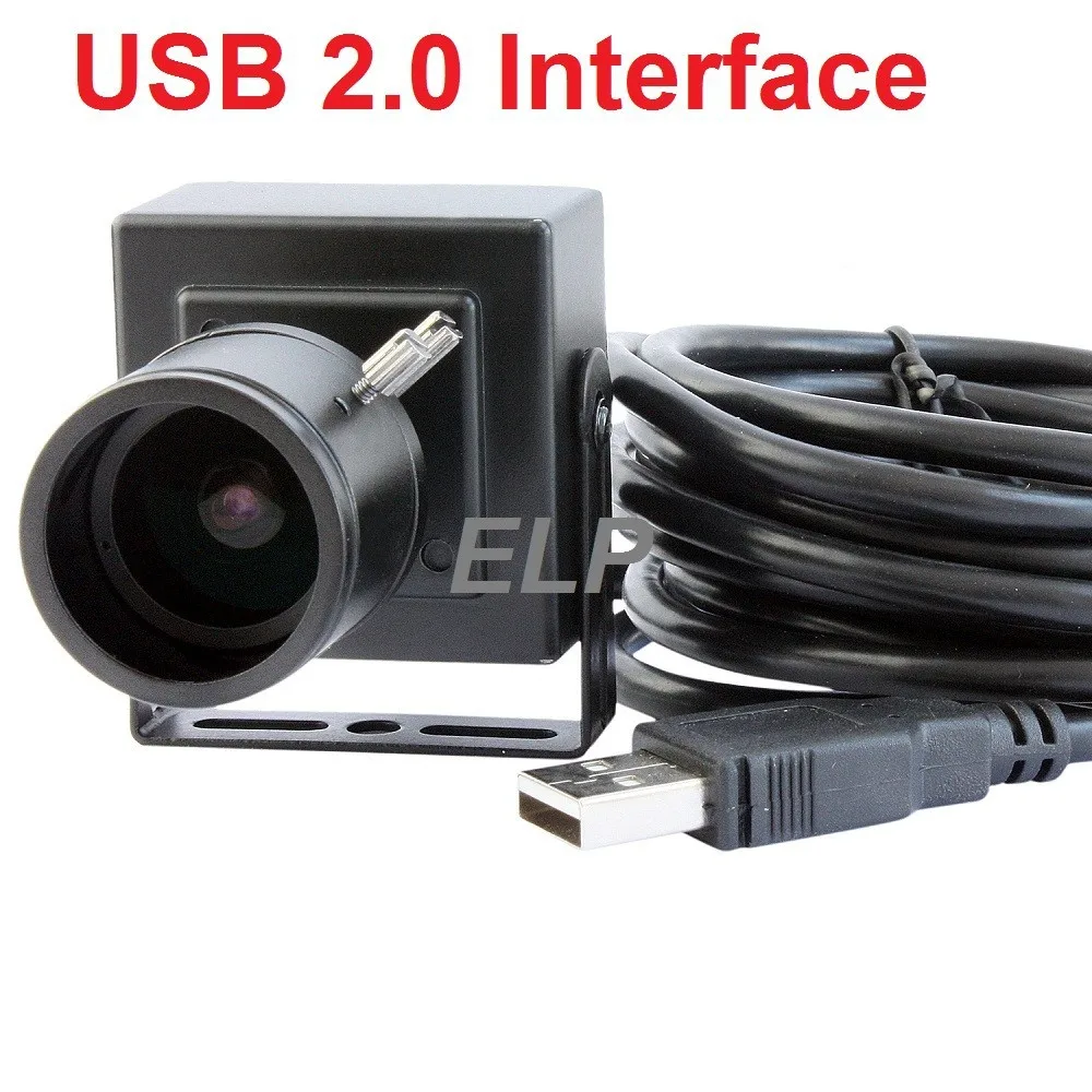 ELP 5MP HD Aptina MI5100 CMOS 2 8 12 мм с переменным фокусным расстоянием cctv мини промышленная USB