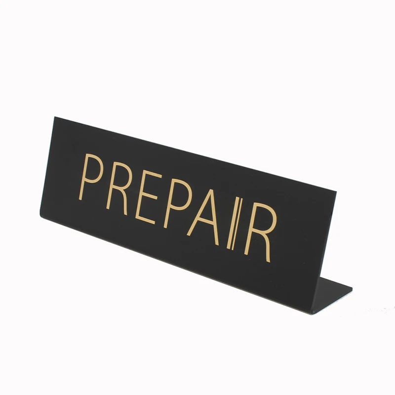 

Free Shipping Matte Black Acrylic Logo Display