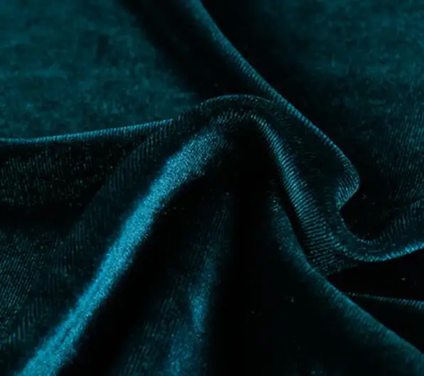 5 Teal Бархатная ткань Великолепная шелковистая ткань для бархатного платья одежда роскошный мягкий бархат 50 см* 150 см домашний текстильный занавес - Цвет: 5 Teal