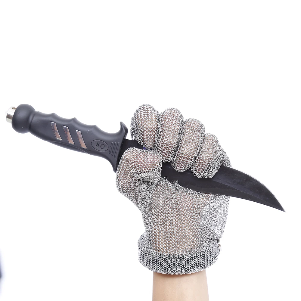 Пластиковый пояс из нержавеющей стали сетчатые перчатки защитные анти-режущие