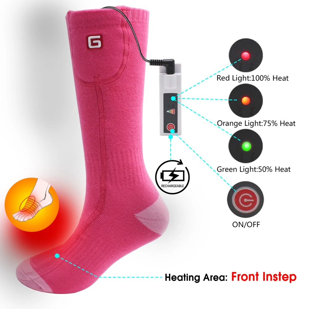 Носки с электрическим подогревом мужские и женские аккумулятором|socks sock|socks warmsocks