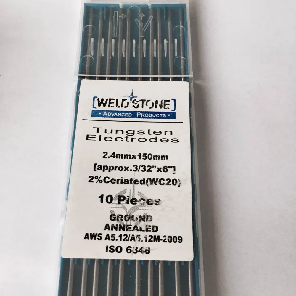 

Tig WC20 2%, 10 ., 2,4 * 150