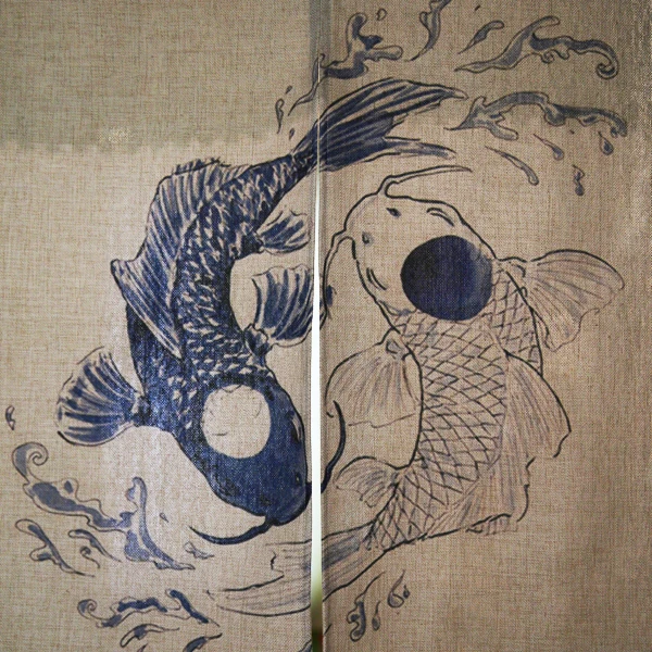 Дверная занавеска в стиле фэн шуй|bedroom door curtains|japanese curtainjapanese style curtain |