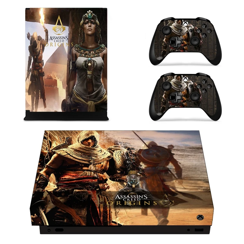 Homereally Наклейки Xbox One X Стикеры кожи для Microsoft Xbox One скины Вашему вниманию Assassin'screed для Xbox One X консоли и контроллер