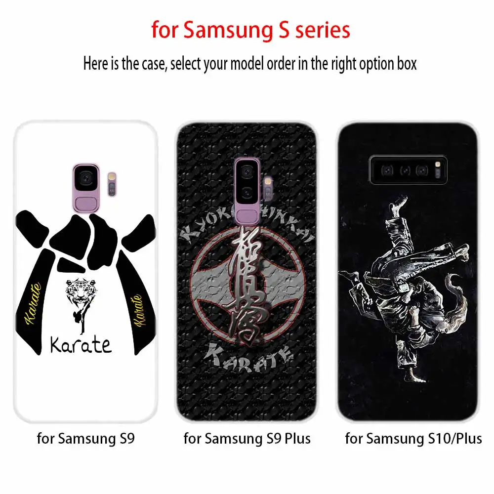 Новый мягкий чехол Kyokushin с символом карате для Samsung Galaxy S7 Edge S8 S9 S10 S11 S20 S21 Plus Lite E