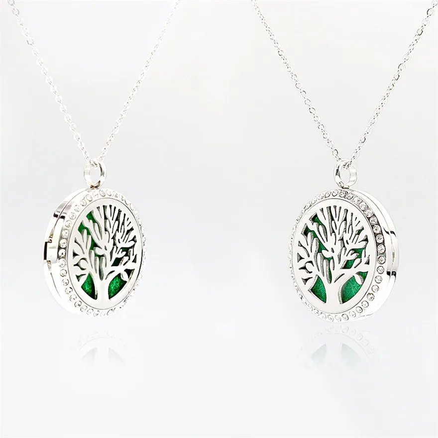 Хрустальный диффузор с рисунком цветка медальон 30 мм магнитный кулон из