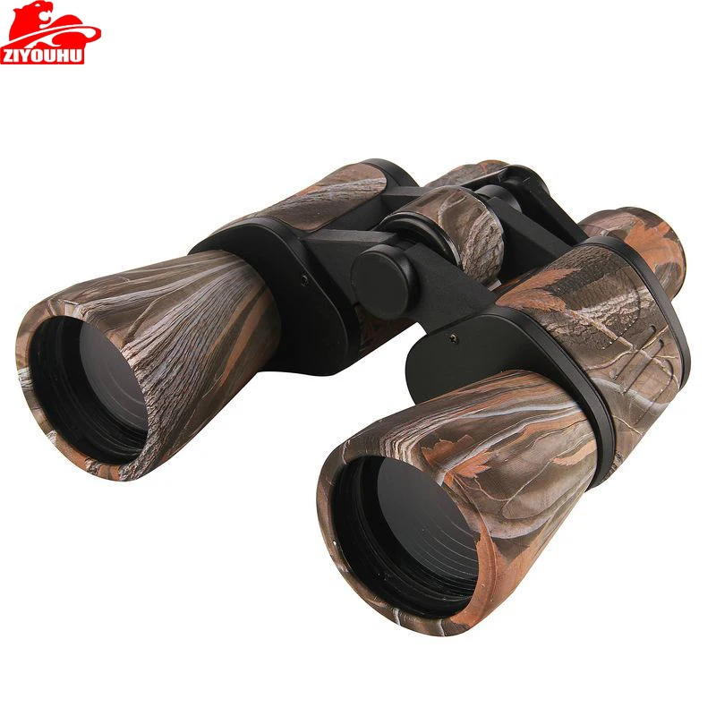 ZIYOUHU 10X50 Camuflage цветной телескоп низкий светильник ночное видение HD бинокль для