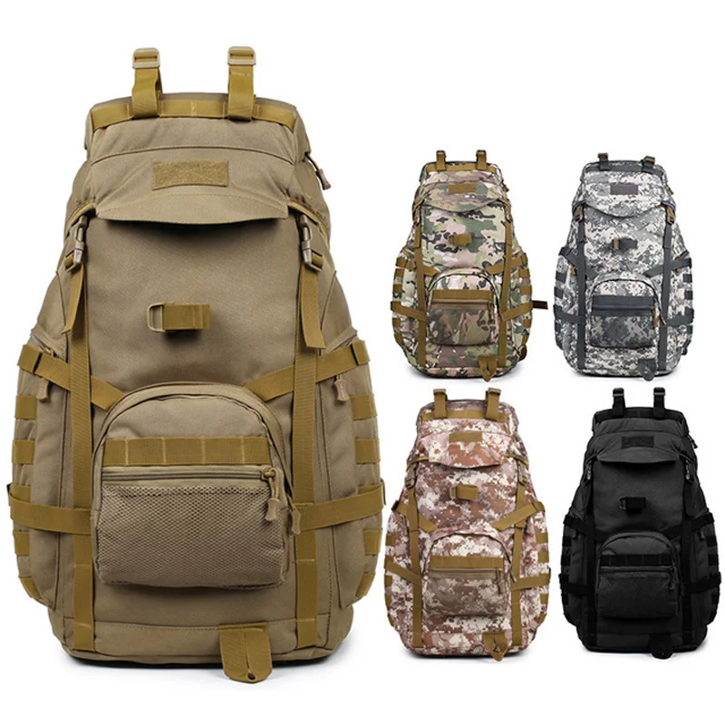 Военный Тактический Рюкзак Molle объемом 50 л уличная Сумка для кемпинга походов