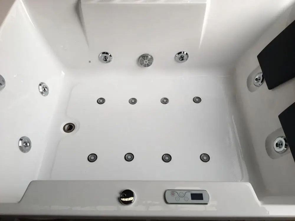 1800 мм Drop in стекловолокно whirlpool Ванна Акриловая Hydromassage встроенный серфинг Двойные