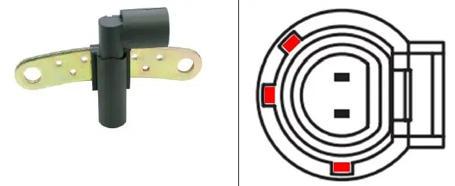Датчик положения коленчатого вала CKP sensor 2379800QAC 7700101969 8200396919 82004360258200643171 для |