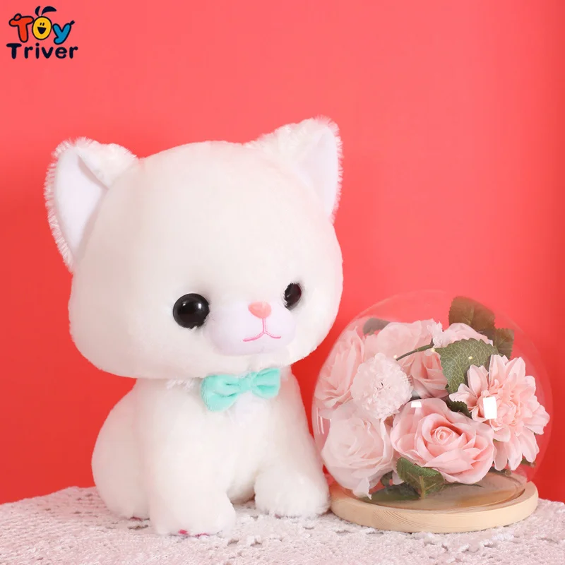 white Kawaii, Япония, удача, кошка, счастливые кошки, котенок, плюшевая игрушка, мягкие животные, кукла для маленьких детей, девочек, детей, подарок на день рождения, домашний декор - Цвет: white