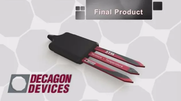 Decagon Devices 5TE температура влажности почвы и датчик электропроводности SDI-12 до RS-232