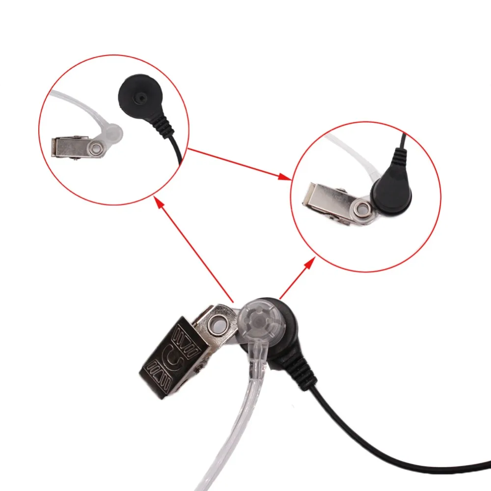 2 шт. воздушная акустика трубка наушники с PTT для Motorola CP140 EP450 PR400 CP200 CP150 DP1400 CP160 GP3688 TC-610 TC-620 TC-508