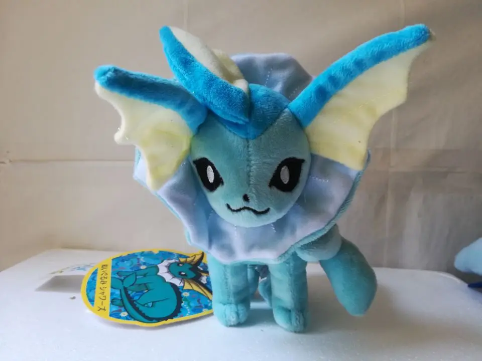 

Аниме-фигурка Vaporeon, плюшевая игрушка, мягкая кукла, детская игрушка, подарок на день рождения, w1444, около 20 см