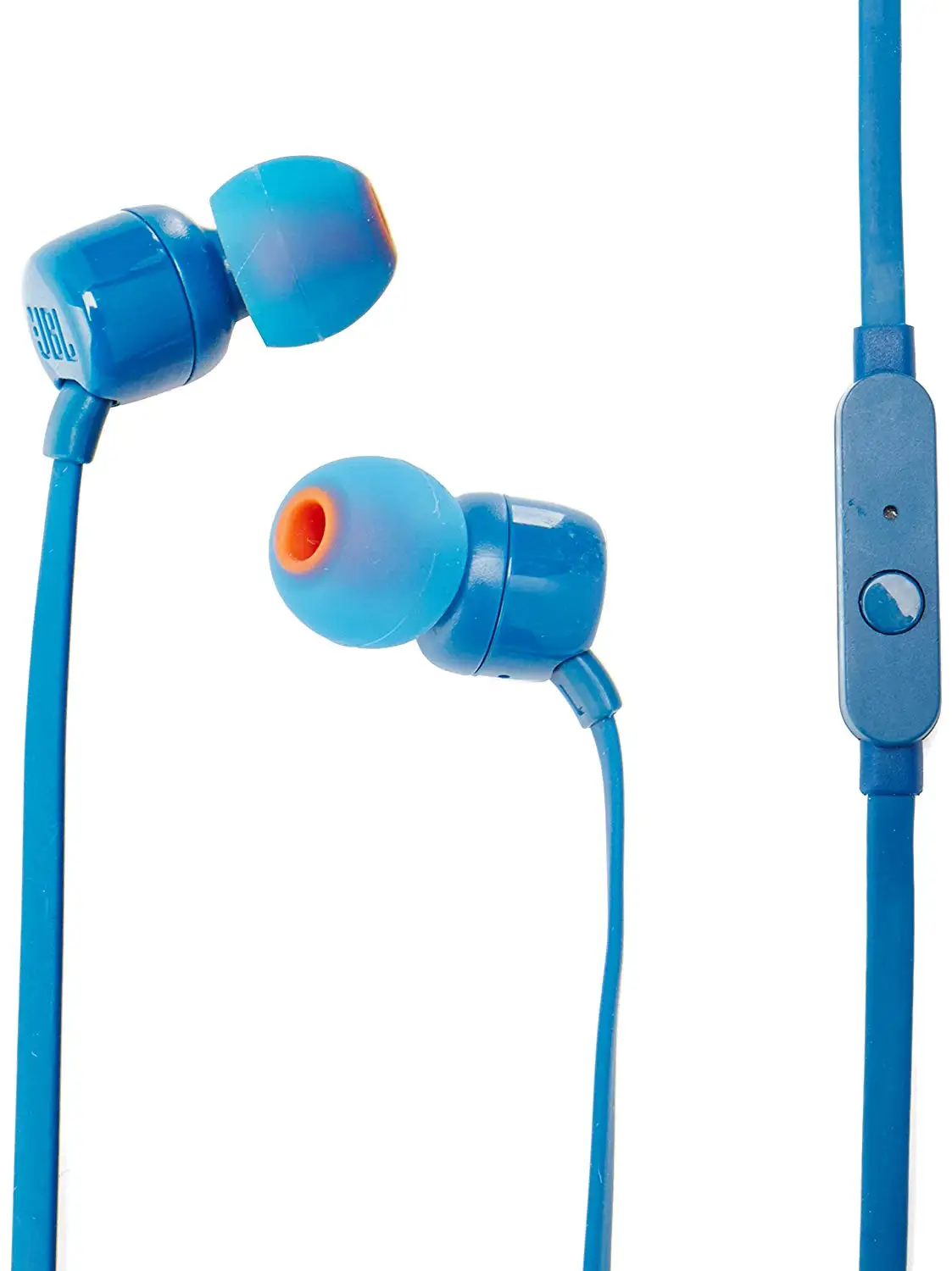 Синий JBL T110 3,5 мм Проводные оригинальные наушники Fone De Ouvido в линейном управлении Hands-free с микрофоном jbl Audifono Para Celular наушники - Цвет: Синий