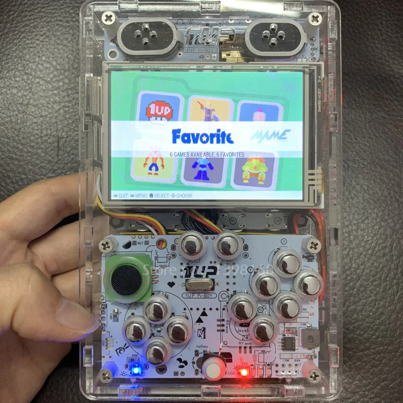3,5 дюймов ips 60FPS карманная мини аркадная игра Raspberry Pi 3+ 32G