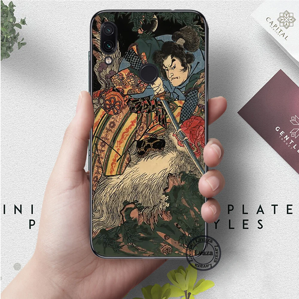 1 Lavaza японских самураев, пластичный монтаж, силиконовый чехол для Xiaomi Redmi 4A 4X5 5A 6 6A 7 7A 8 8A K20 Pro Plus S2 Go - Цвет: 1