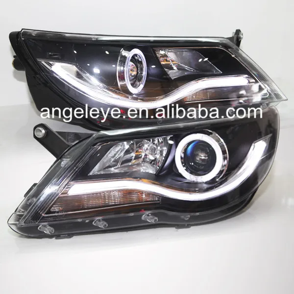 

For VOLKSWAGEN Tiguan LED Strip Head Lamp Bi Xenon Projector Lens 2010-2012 year YZ