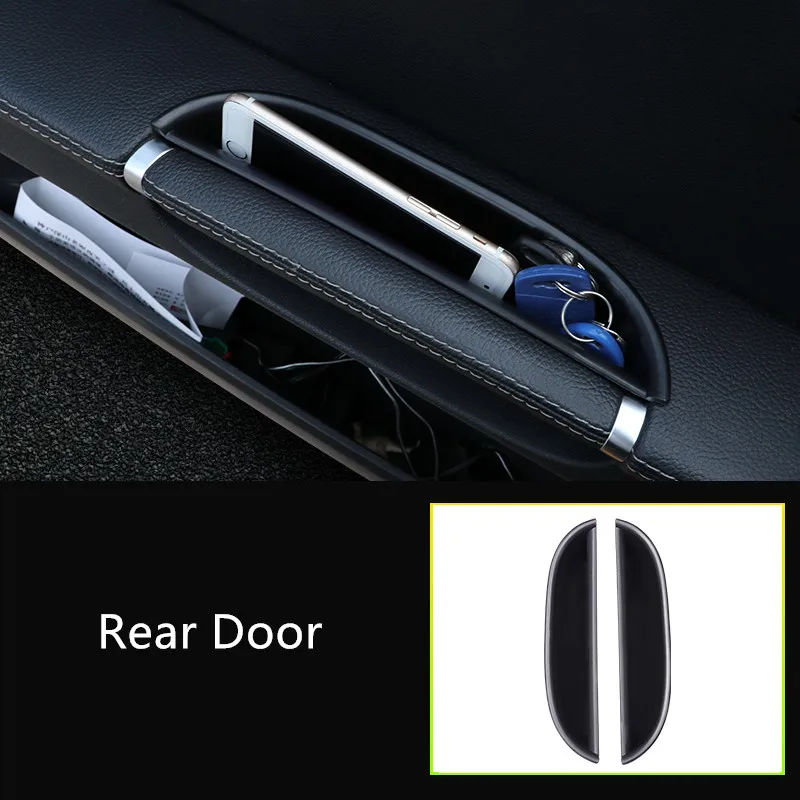 Rear Door Автомобильный Стайлинг двери подлокотник коробка для хранения декоративная накладка для Meredes Benz R Class W251 2010-17 интерьерные молдинги аксессуары - Название цвета: Rear Door