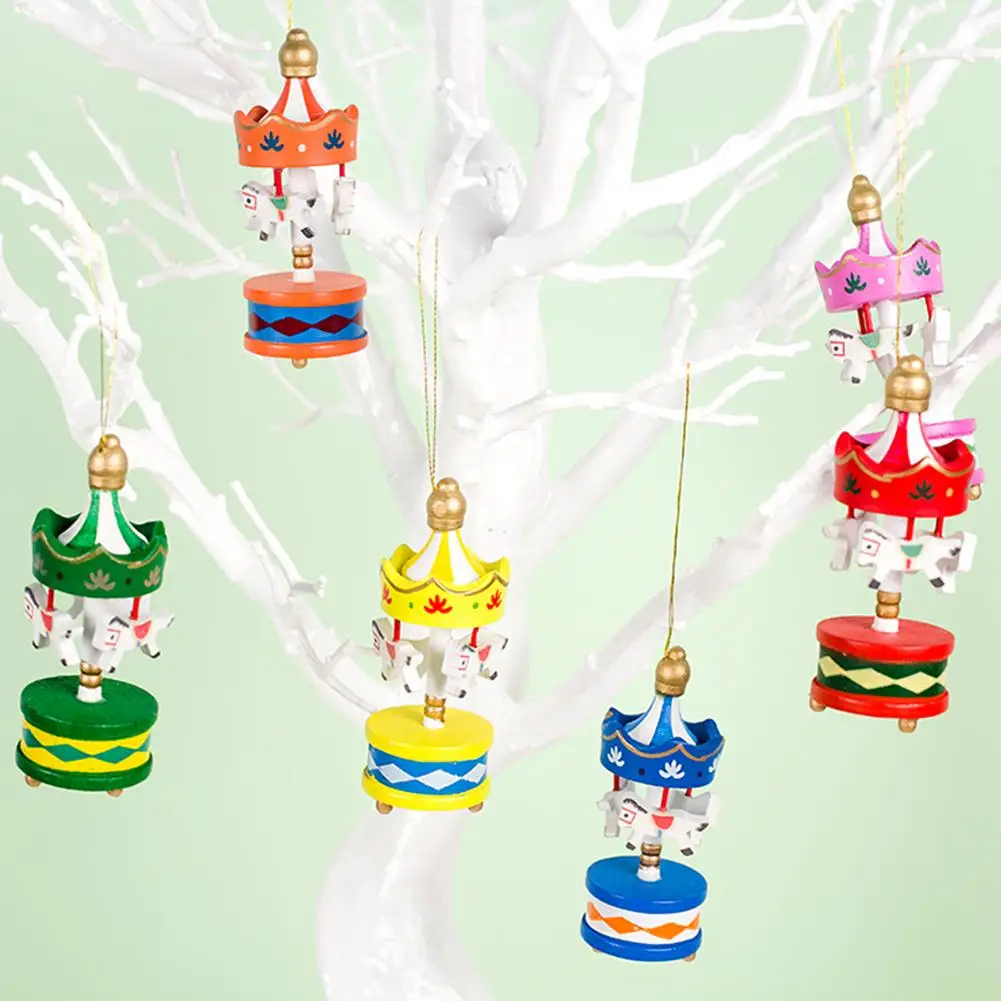 6 шт./компл. Новое Рождественское украшение карусель декоративная Рождественская