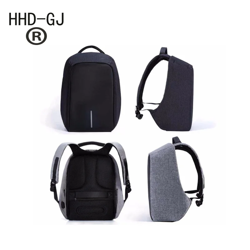 HHD-GJ Usb Business Man Packback Fashion Soft Casual Laptop Backpack Europe Anti Theft Waterproof Weekender Travel Computer bag |