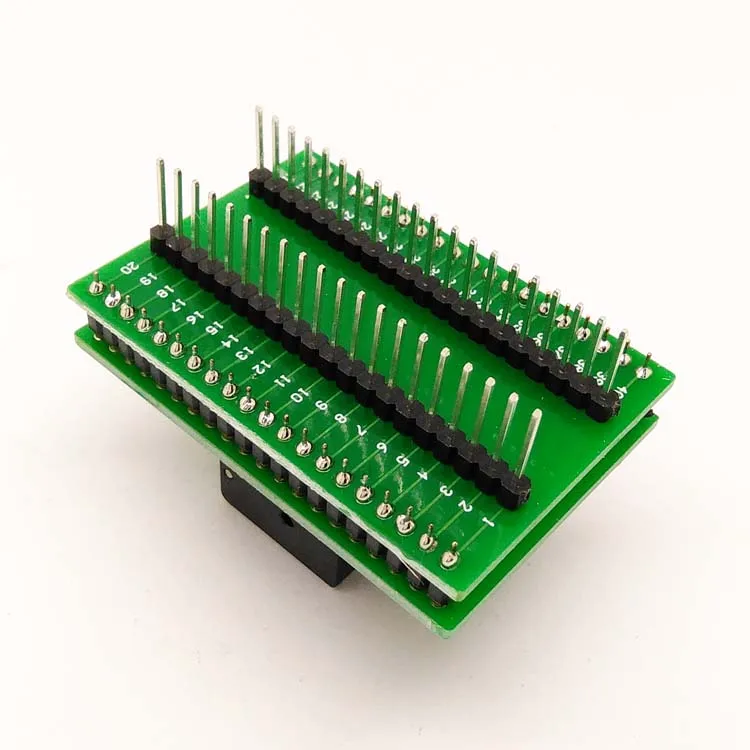 New QFN40 Burning Seat 0.4 Spacing Test Overturning Programming Double-deck Board pin pitch | Автомобили и мотоциклы