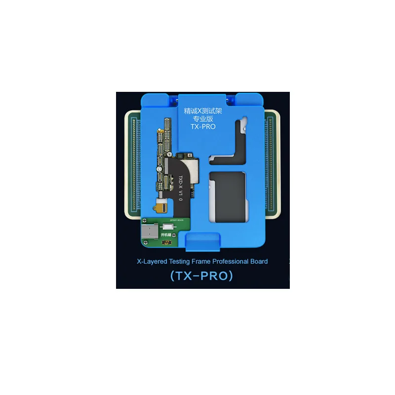 JC TX-PRO JC TX-BAS, лучший для IPHONE X XS MAX, многослойная материнская плата, тестовая стойка, без батареи, без хвоста, вставка, одна кнопка, открытая, быстрая загрузка, тест er - Цвет: JC TX-PRO
