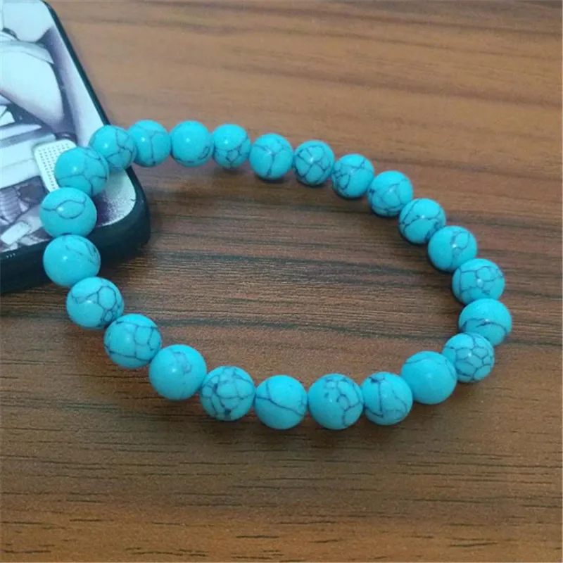 Натуральный черный браслет из вулканической лавы WWLB с гантелями черные матовые